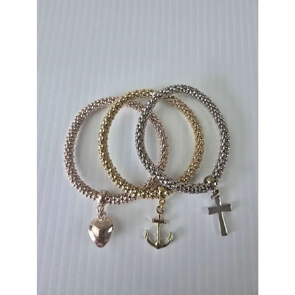 Bracelets Trio Set of 3 Stretch